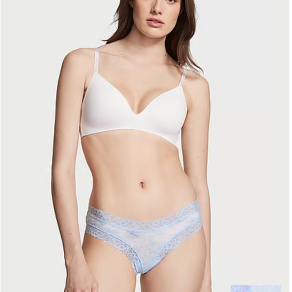 VS Lace Waist Cotton Cheeky Panty - Picture 5 of 5